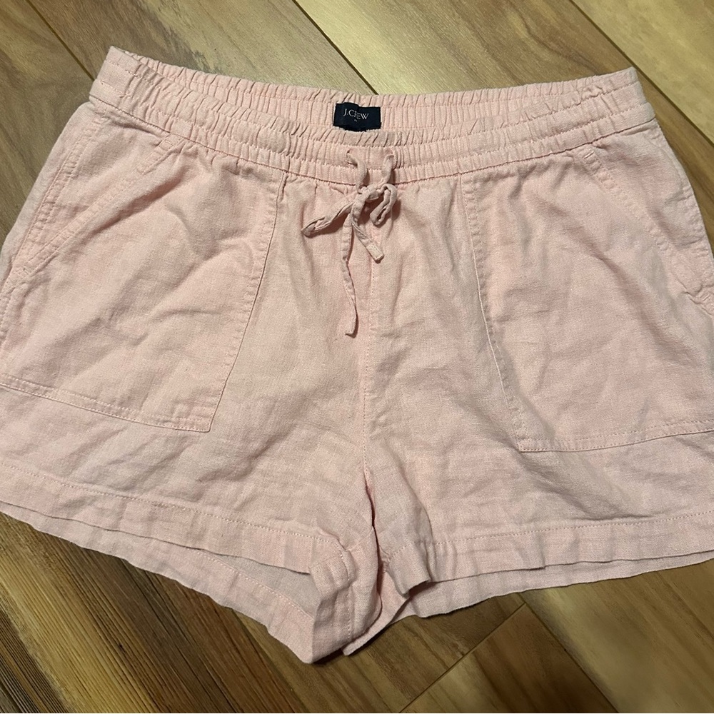 J. Crew Women's Light Pink High Waist Shorts